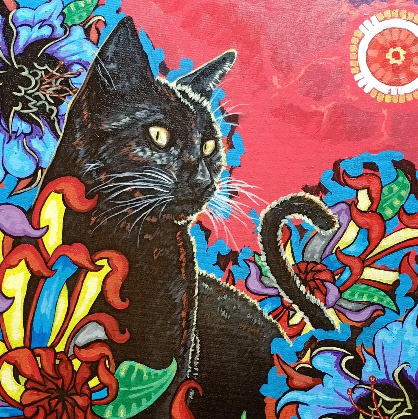 Original Abstract Painting Untitled Original Art by Ben Gilden acrylic paint on canvas 71 × 71 cm Ben Gilden