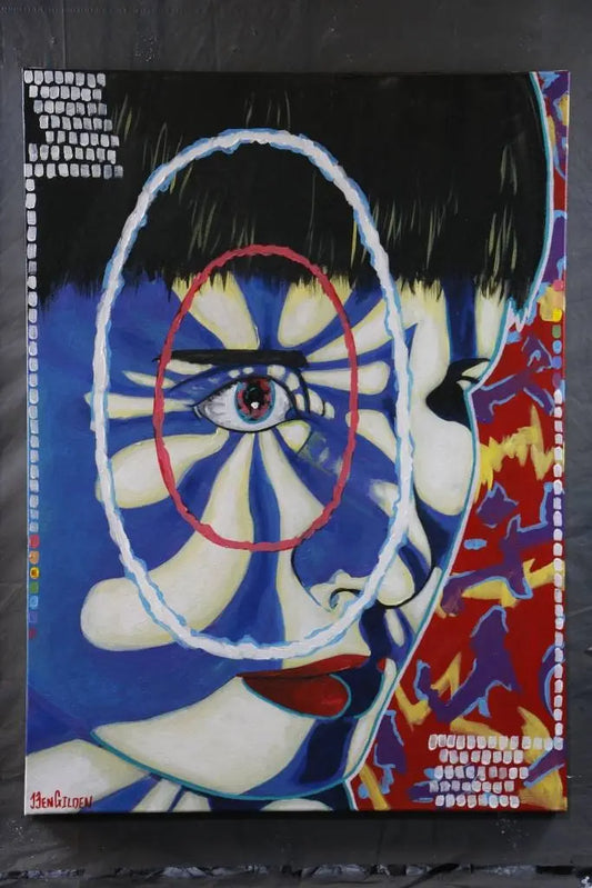 Original Psychedelic Painting "Ascension" Art by Ben Gilden acrylic paint on canvas 76 × 55.5 cm Ben Gilden