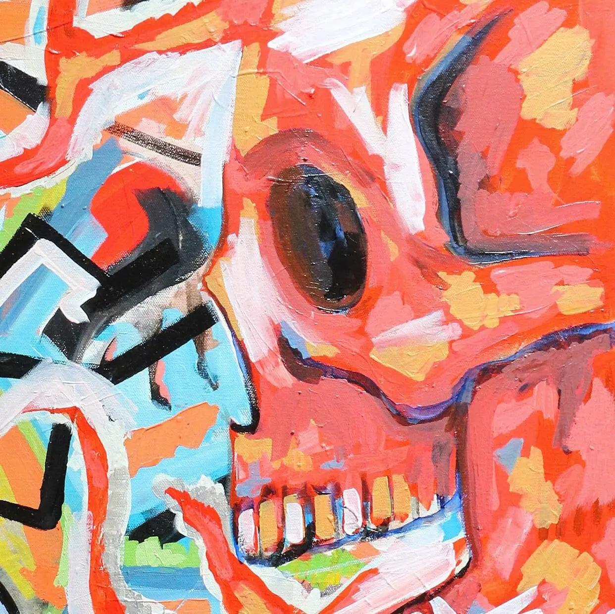 Original painting "Eternal Reflection" by Artist Ben Gilden acrylic on canvas 76×76 cm My Store